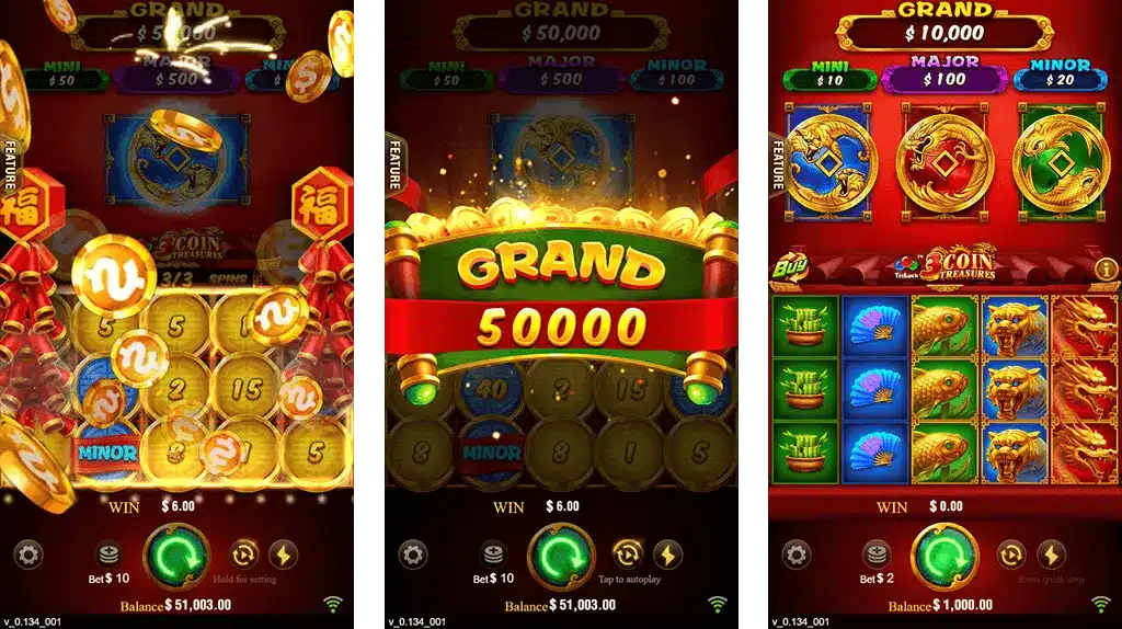 3 Coins In999Games Bonus